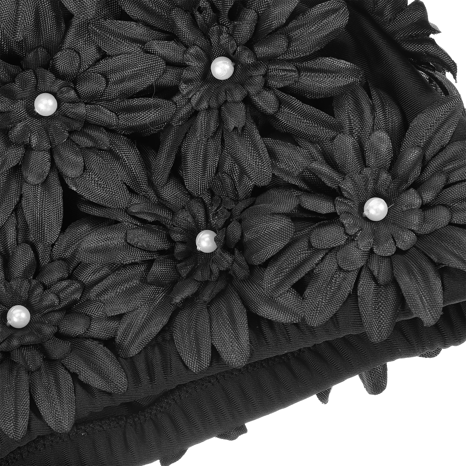 

Waterproof Flower Swim Cap For Women Printed Cute Elastic Pool Bath Cap Long Hair Protection Stretchy Large Reusable Durable