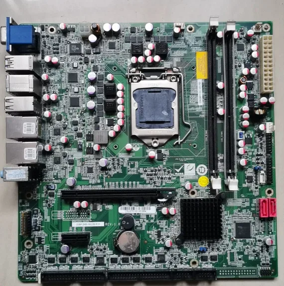IOBP-IMB-H612B-R10 100% OK Original IPC motherboard Micro Industrial Mainboard SBC With 2VGA CPU RAM