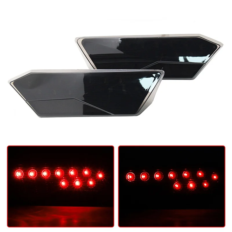 1 Pair All Terrain Beach Buggy 12V LED Tail Light for Polaris RZR 900 1000 XP XP4 14-16 Brake Light