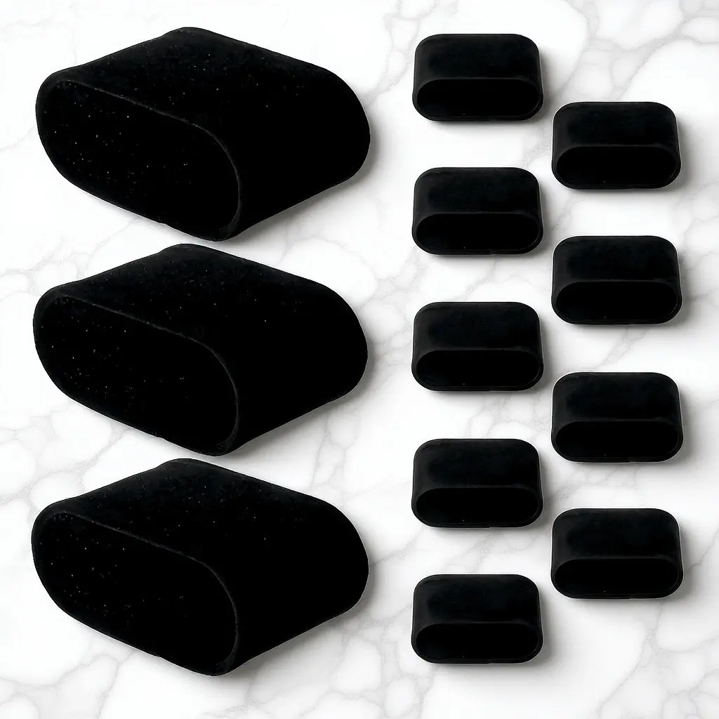 

Набор из 12 маленьких подушечек для украшений и часов, идеально подходит для дома, магазина, витрины, декора и защиты ювелирных изделий