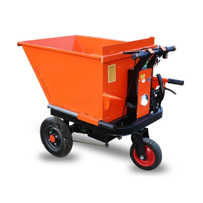 Electric Engineering Construction Farm Garden Mini Dumper Truck Electric Vehicle Tricycle Trolley Cargo Cart Transporter