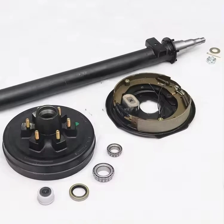 Small 5200-pound utility trailer axle new steel spare parts