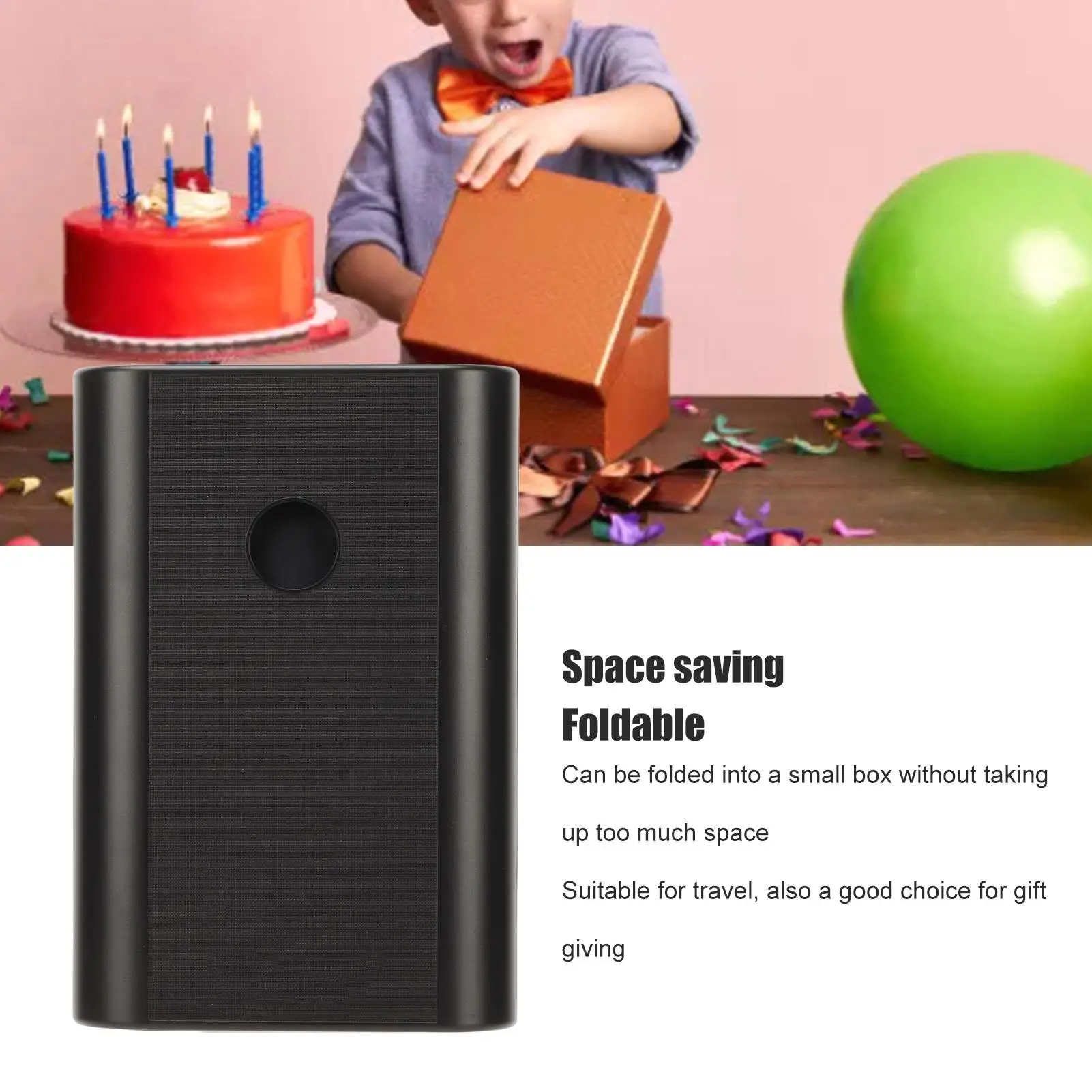 ماسح ضوئي للأفلام المحمولة يعمل بالبطارية لشرائح 35 مم، تصميم موفر للمساحة قابل للطي متوافق مع الهواتف الذكية