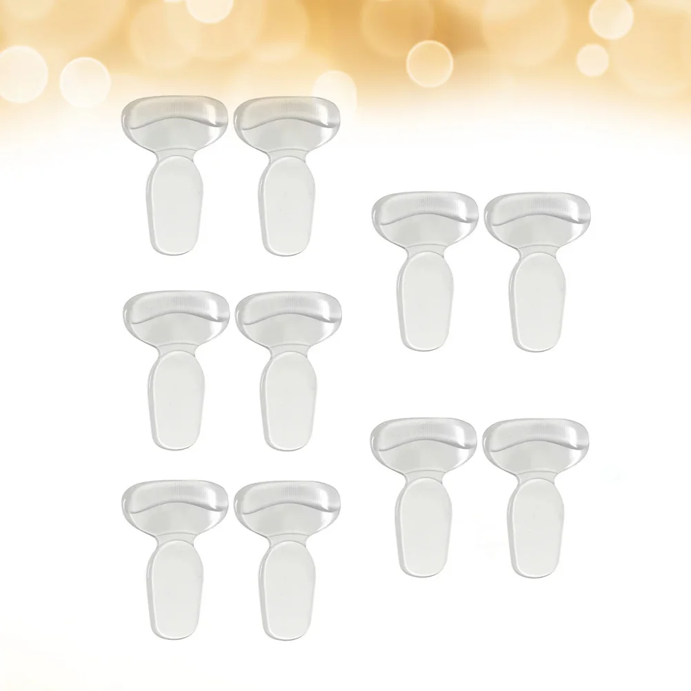 5 أزواج من وسادات الكعب المميزة من مادة البولي يوريثان، أداء توسيد يمنع مسامير القدم، بثور تهيج العرق، ماصة للبشرة، صديقة للبشرة #2