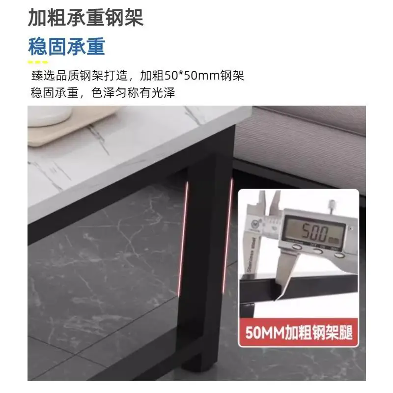 Mesa de centro rectangular, sala de estar, hogar, nuevo balcón, apartamento pequeño, mesa de té sencilla, preparar té