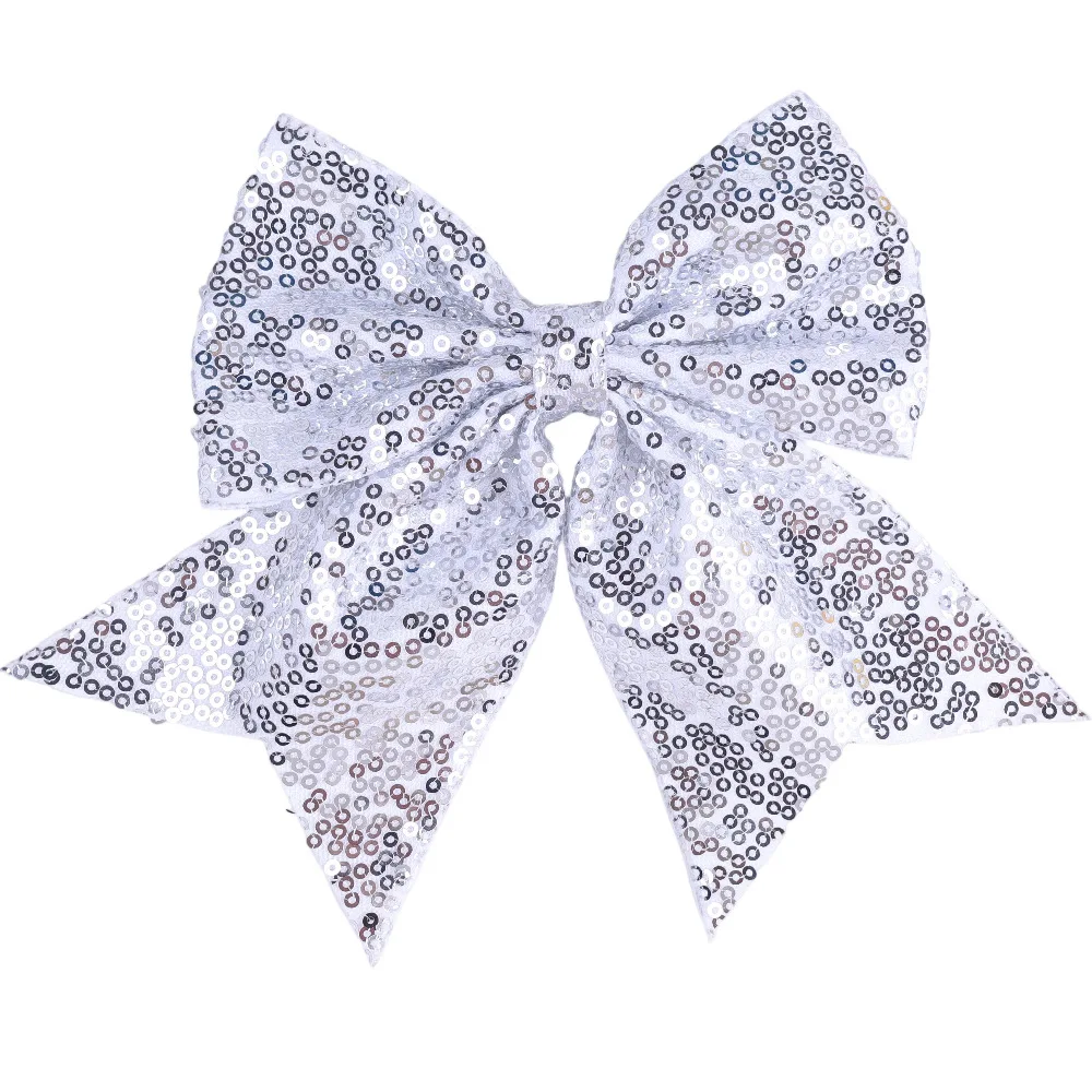 

12pcs/lot 7 Inch High Quality Rainbow Glitter Alligator Big Hair Clips for Girls Cheerleading Bows Hairpins Women Teenage Clips