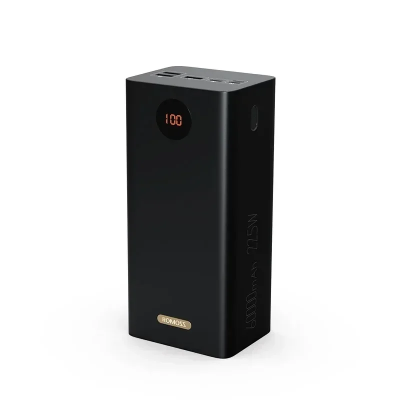 Оригинальное портативное внешнее зарядное устройство Romoss для PEA60 Power Bank 60000 мАч PD QC с быстрой зарядкой для ноутбука iPhone Xiaomi Power Bank