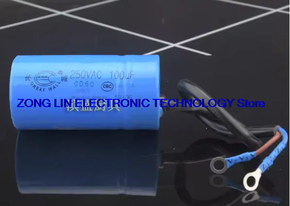 Great Wall CD60 starting capacitor 450v/250uf/150 running CBB60/250vac/35uf/20/40      1PCS -1lot