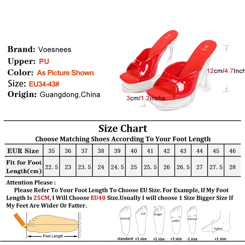Clear High Heels Women Slides Slippers Non-Slip Platform Squae Toe Sandals Female 2024 Summer Nightclub Party Ladies Shoes Mules