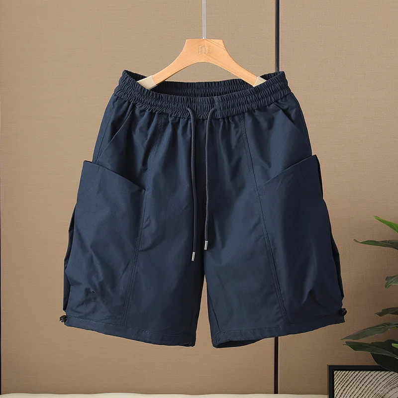 

Мужские черные шорты-карго в стиле милитари для бега, новинка 2023 года, летние повседневные брюки большого размера 5XL 4XL, брюки