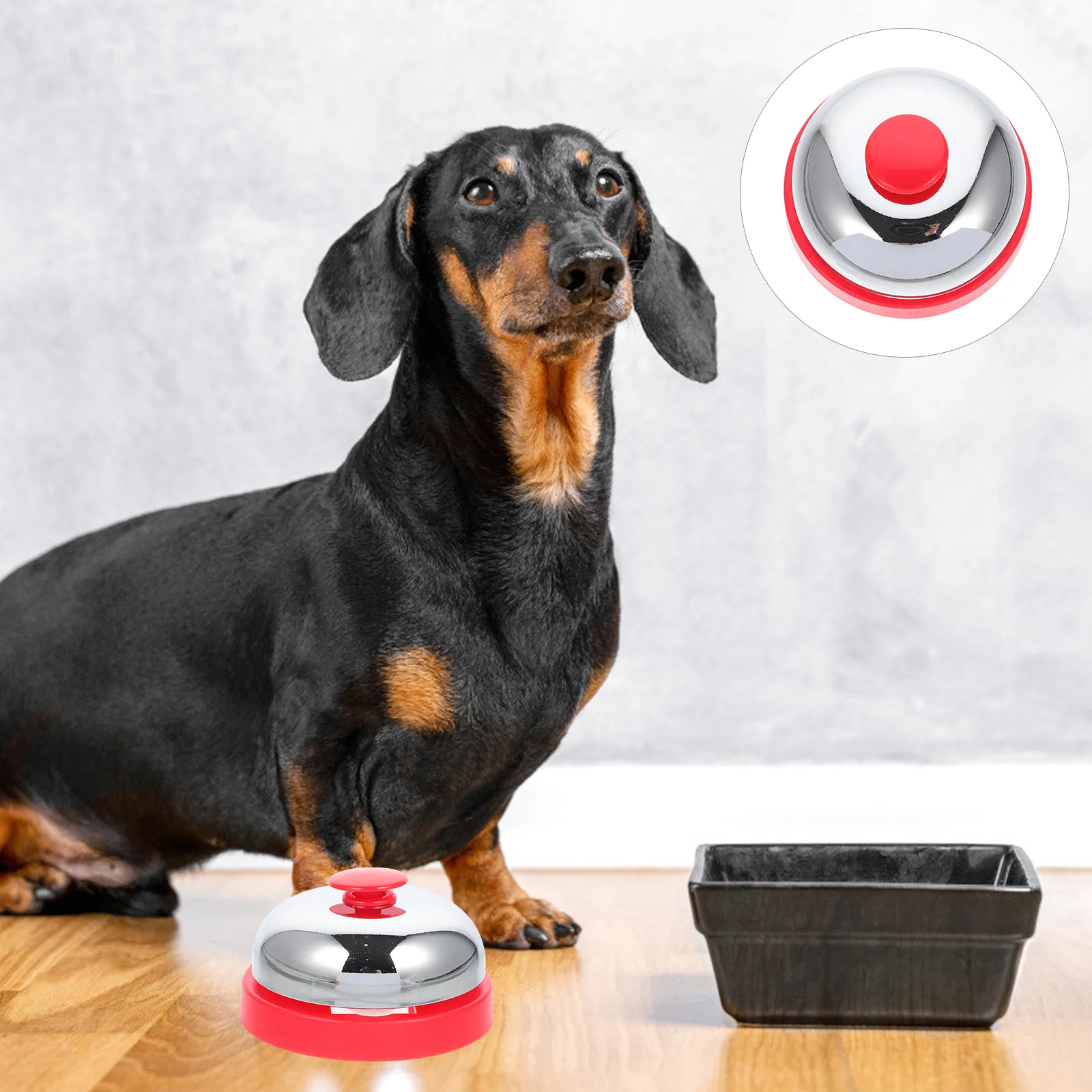 Phones Game Bell Counter Service Hand Press Music Customer Reception Pressing Red Desk Call Table Office