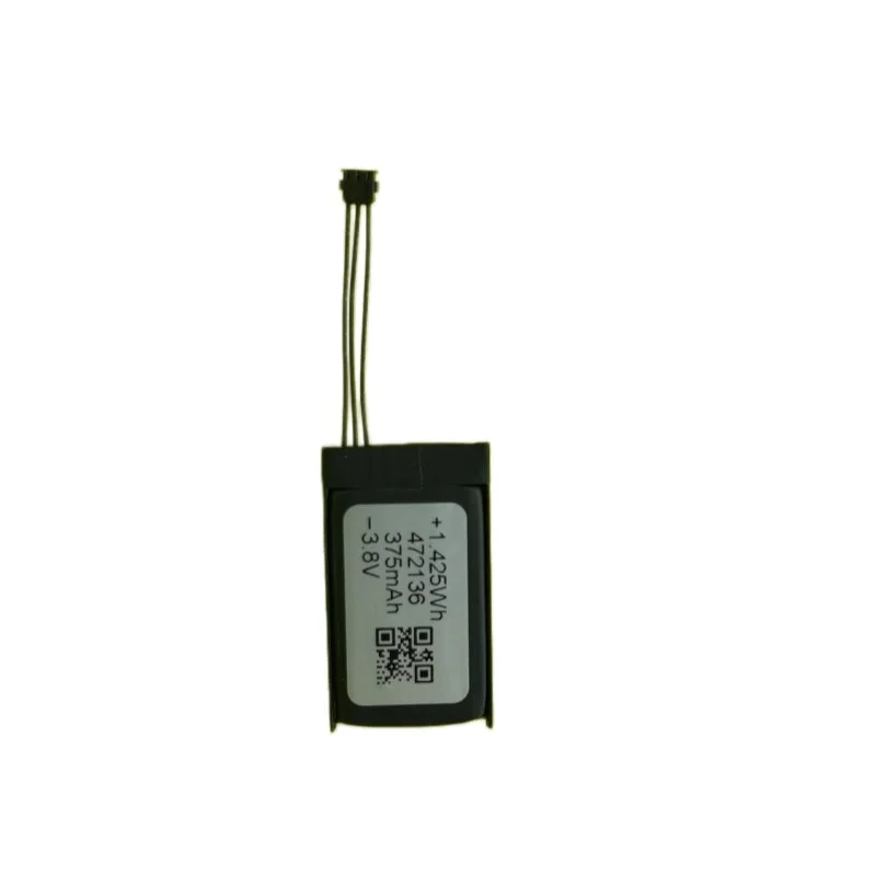 3.8V Rechargeable Lithium Battery for Soap-Style Z2 Bluetooth Mouse Headset Smart Wearable 472136-375mAh Compatible for Apple TV