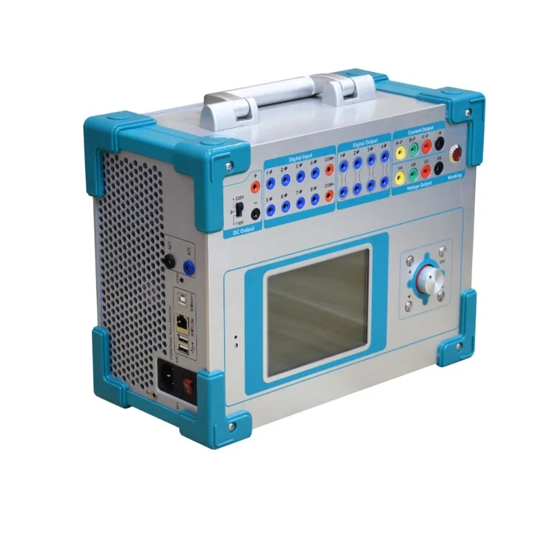 Hot Selling Products Wide Range Voltage Output Dc Power Relay Protection Three Phase Secondary Current Injection Test Kit System