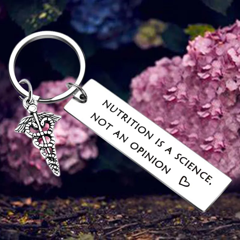 

Nutritionist Dietician Gift Keychain Dietitian Graduation Gift Key Rings Dietitian Graduation Gift