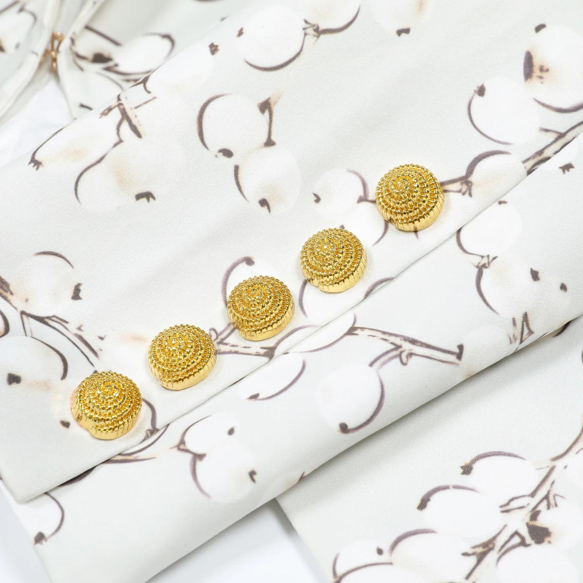 Hoge kwaliteit lente en herfst nieuwe bedrukte lange mouwen slim fit temperament woon-werkverkeer modieuze dames colbert