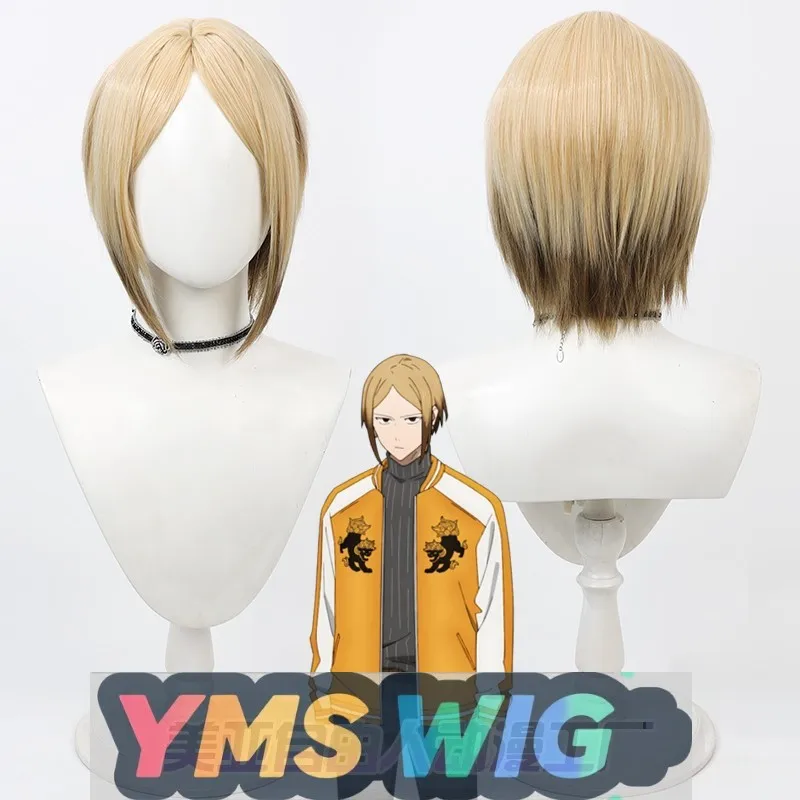 

[YMS WIG] Windproof Teenager Zuohu Haotai Cos Wig WIND BREAKER Scalp Multi-color Gradual Change