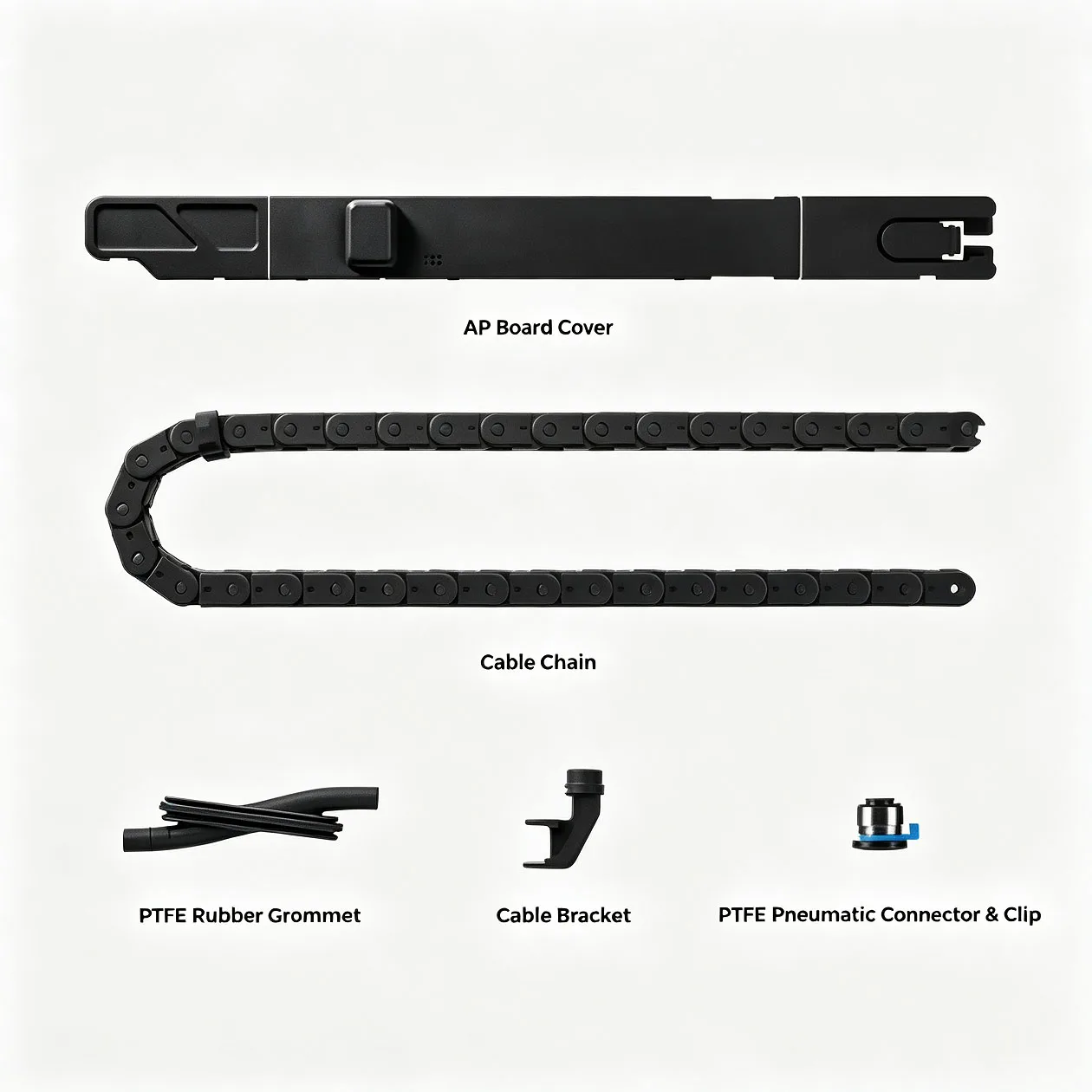 Cable Chain Assembly Cable Bracket For Bambu Lab X1 P1 Series Original Replacement Part Solve Cable Wear 3D Printer Repair Spare