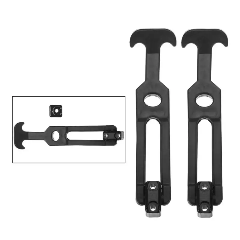 652F 2Pcs Rubber Flexible T Handle Hasp Draw Latches for Toolbox /Coolers/Golf Cart