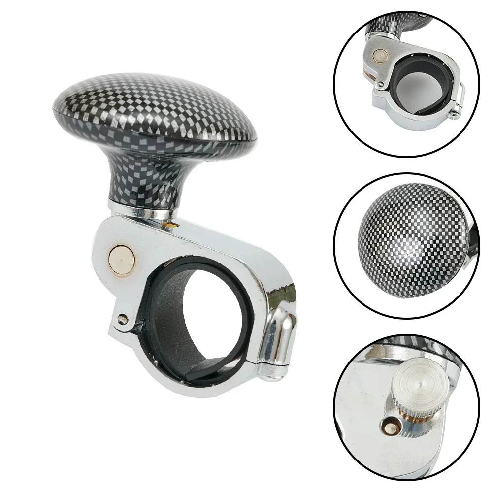 Turning Steering Wheel Booster Spinner Knob Degree Rotation Metal Bearing Power Handle Ball Shaped Hand Control Protective