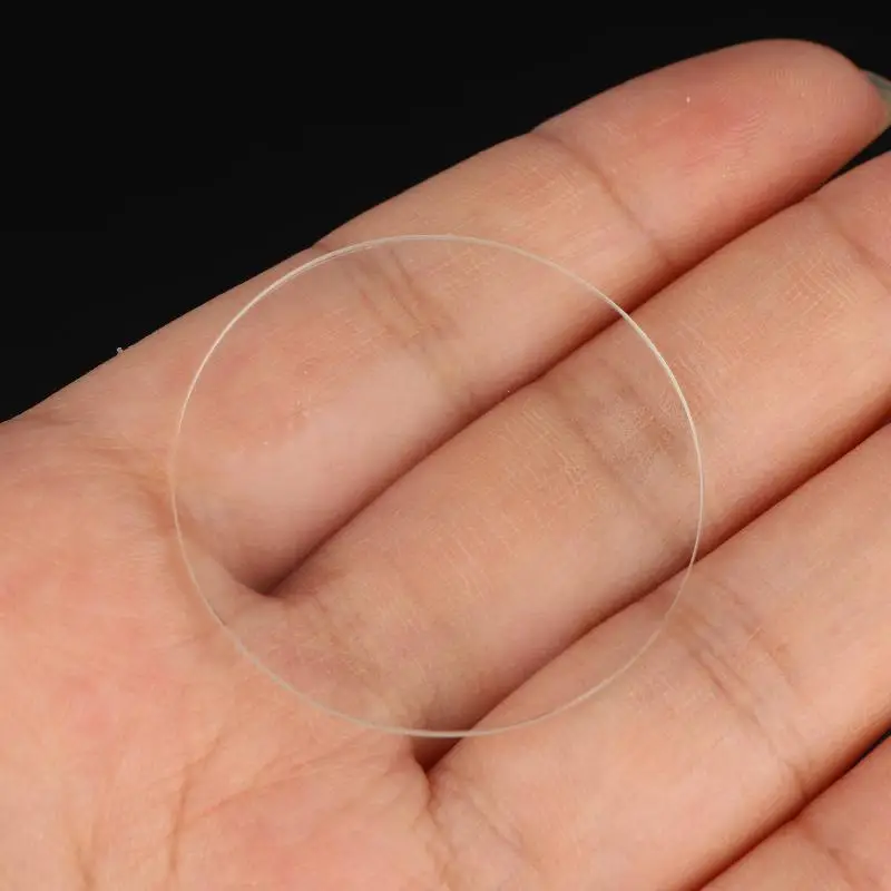 *2Pcs Thickness 1mm Round Watch Crystal 27mm To 38.5mm Watch Glass Replacement Glasses Lens Flat Mirror Watch Repair Tool Part