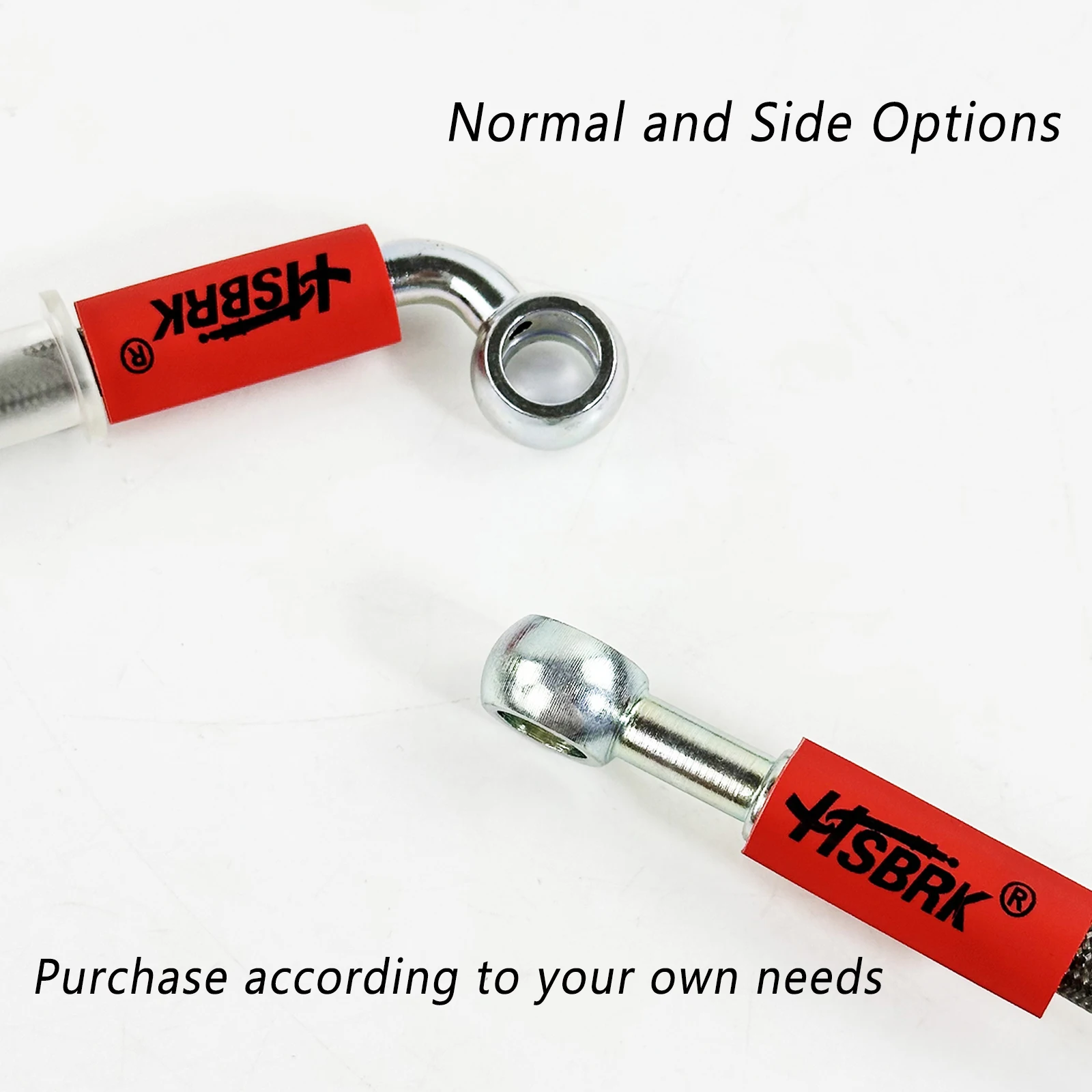 الأحمر الفولاذ المقاوم للصدأ مضفر خرطوم الفرامل 10-200 سنتيمتر M10 المشتركة سيارة دراجة نارية تعديل مقاومة المضادة للانفجار خط زيت مرن