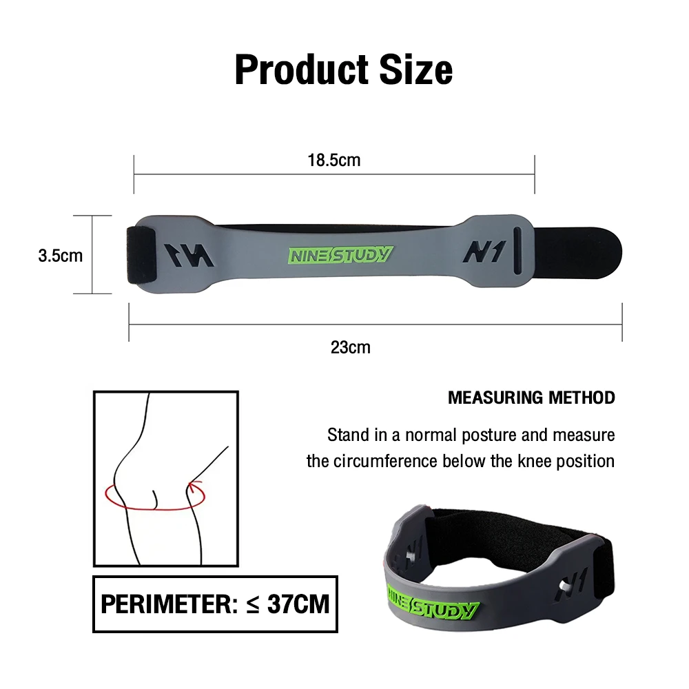 Nouvelle technologie genou en silicone bande rotulienne tendon genou support de genou sangle attelle absorption des chocs compression genouillère