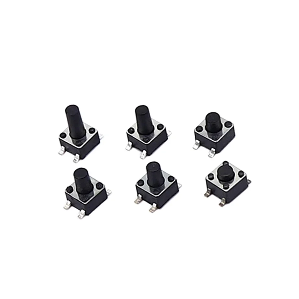 50PCS/LOT SMD 4.5x4.5x3.8/4.3/5/6/7/8/8.5MM 9MM 10MM Tactile Tact Push Button Micro Switch Momentary Push Button