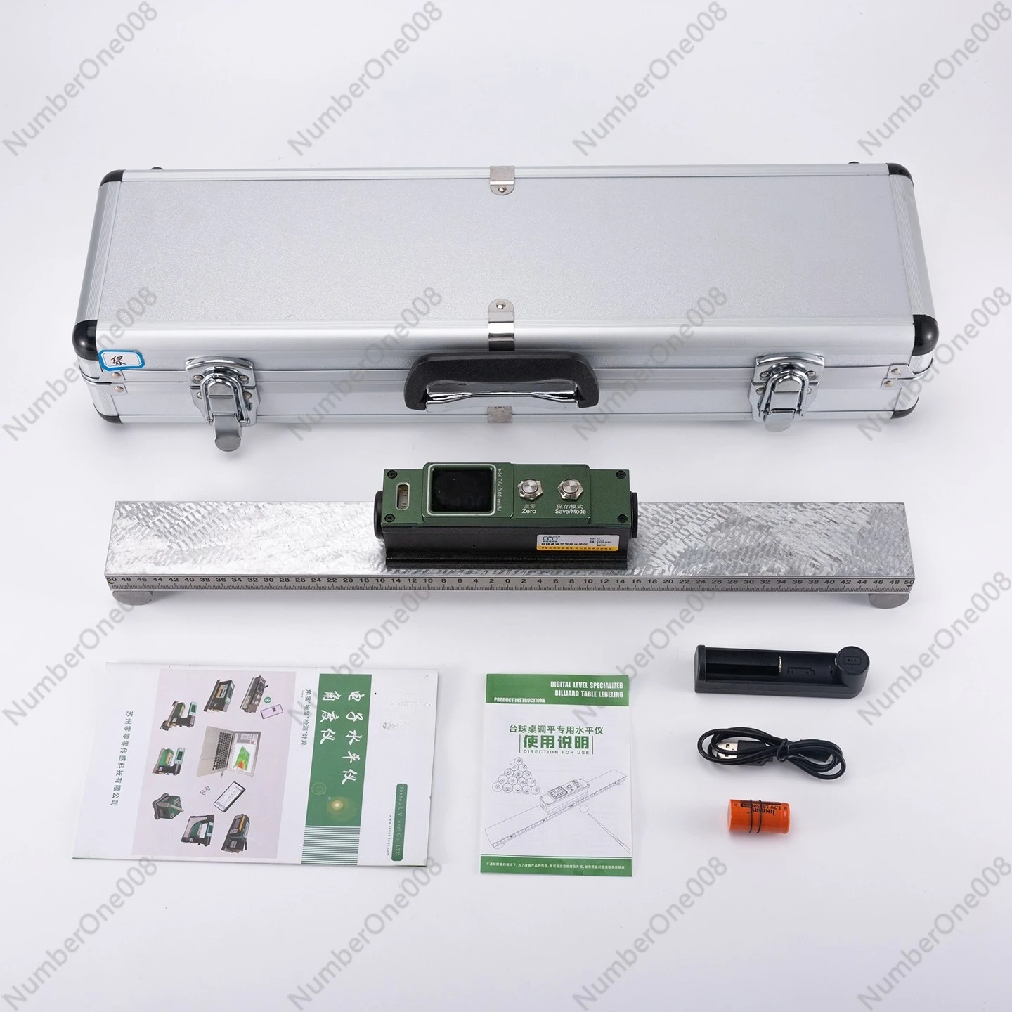 

Billiard table level/high precision/bridge ruler/level ruler, accuracy 0.001 °/with aluminum alloy box