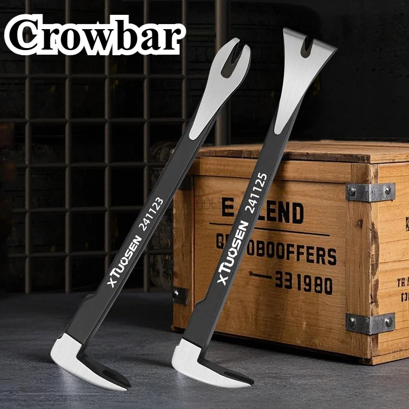 Multifunctional Crowbar Thickened High Hardness Sturdy Labor Saving Portable Dual Head Available Nail Lifter Crowbar Hand Tools