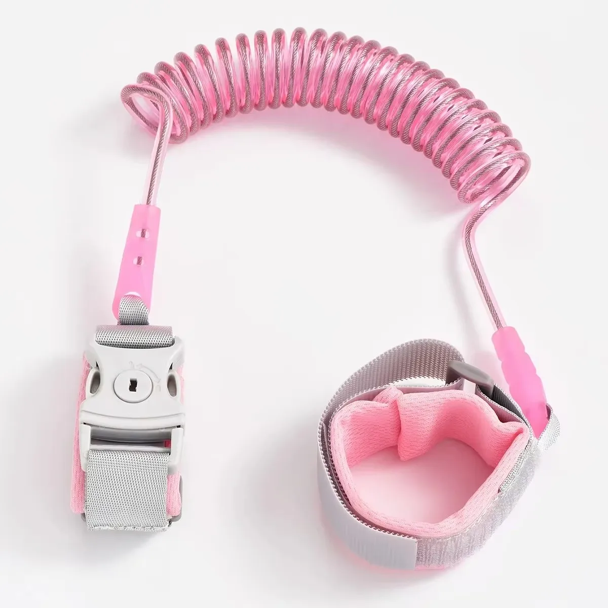 Kids Anti Lost Wristband 1.5 Meter Elastic Safety Rope for Toddlers Secure Adjustable Comfortable Wear Public Places Travel Use