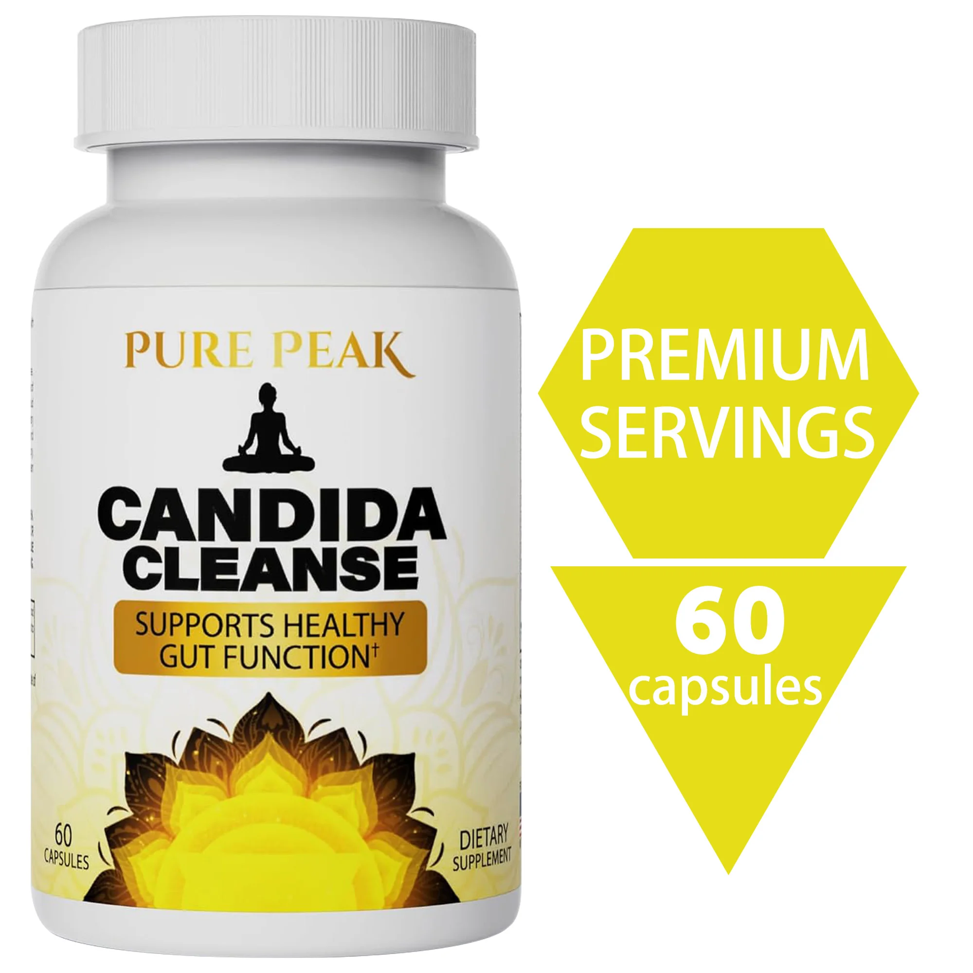 

Candida Cleanse - Balance Intestinal Flora, Help Detox and Cleanse, Promotes Digestion and Gut Function Health, Improve Immunity