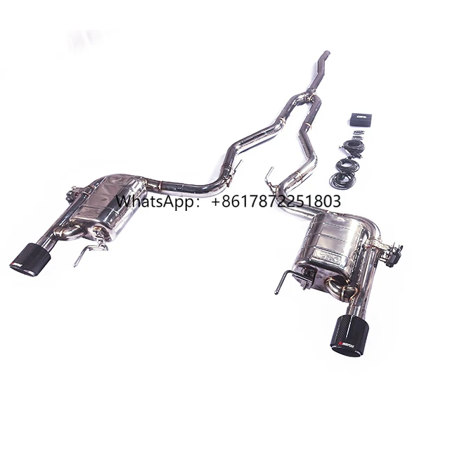 

High Performance Car Valvetronic Mid-Tail Exhaust System for Ford Mustang 2.3T Exhaust Piepes