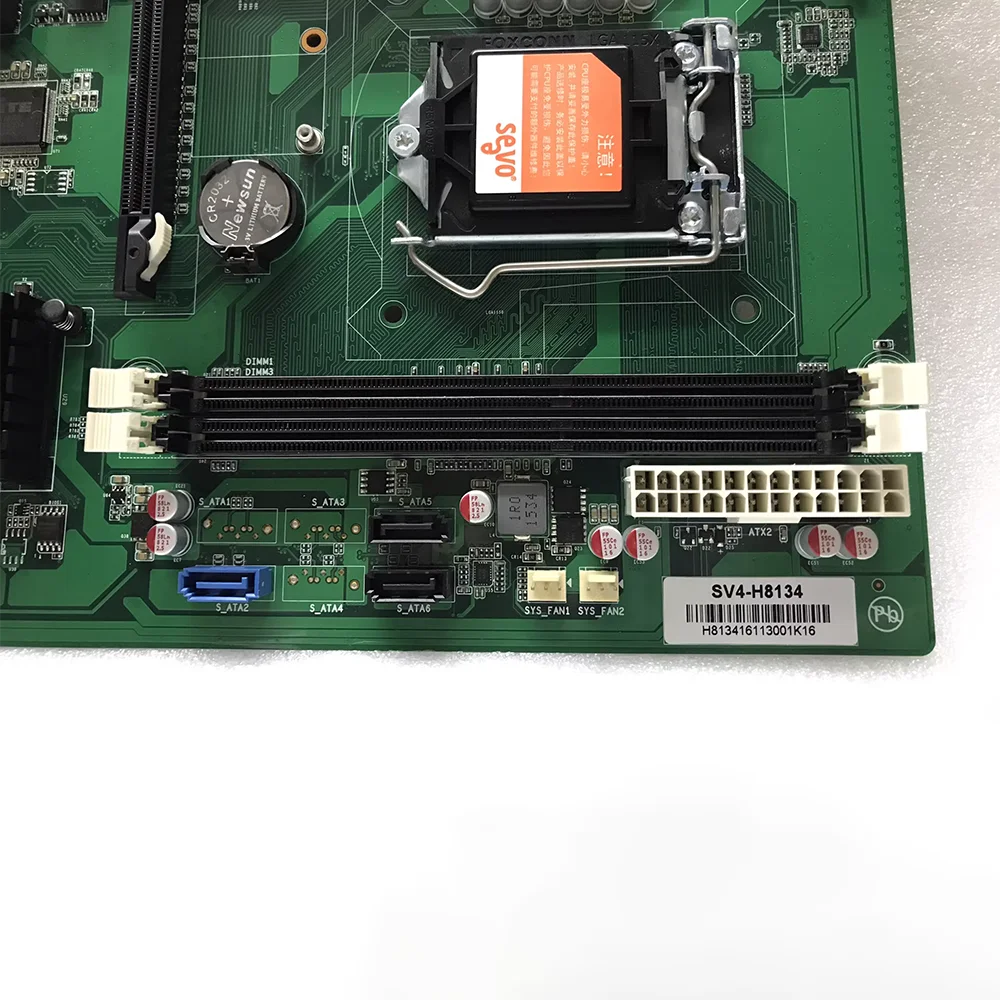 SV4-H8134 Support 4 Generation CPU 6COM 10USB ATX Powered Industrial Motherboard