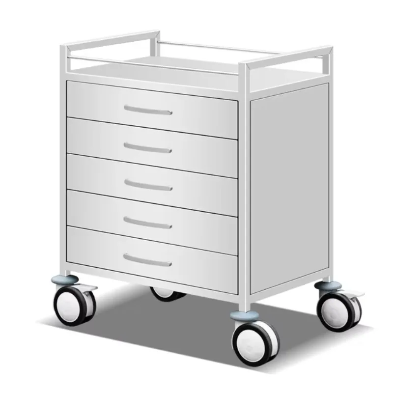 Commercial Catering Stainless Steel 201 304 Food Service Trolley Trolley Hotel Banquet Wine Sorting Drawer Trolley