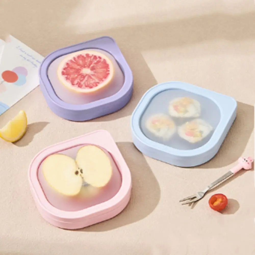 

Simple Odor-Resistant Fruit Preservation Box Sealed round Food Storage Box Stackable Reusable Vegetable Storage Container Fridge