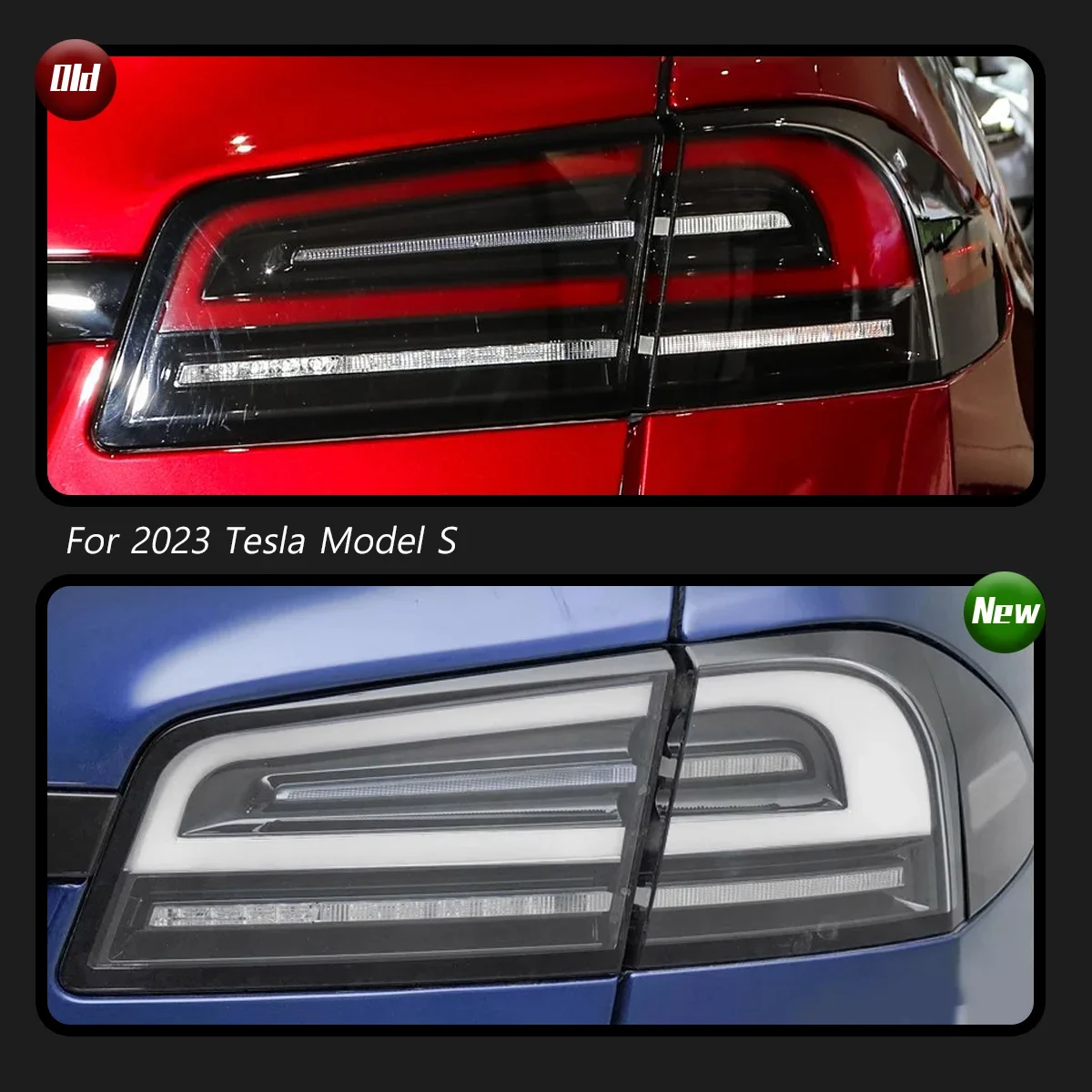 

TYPY новые светодиодные автомобильные задние фонари для Tesla ModelS, задние фонари 2023, сигнали, автоаксессуары, динамические поворотные ходовые огни