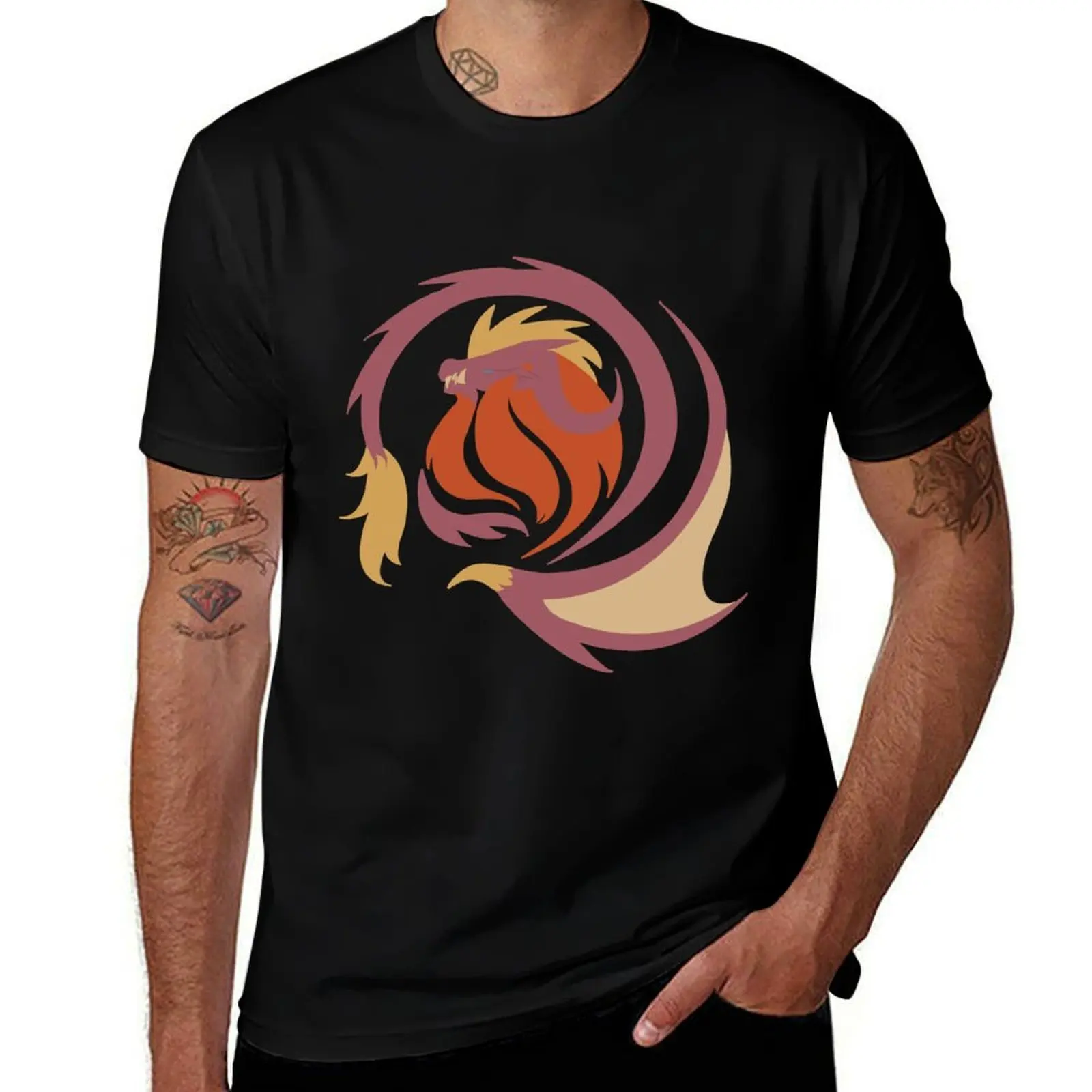 

Emperor of Flames - Teostra T-Shirt summer shirt anime figures Funny t-shirts tee shirts for men