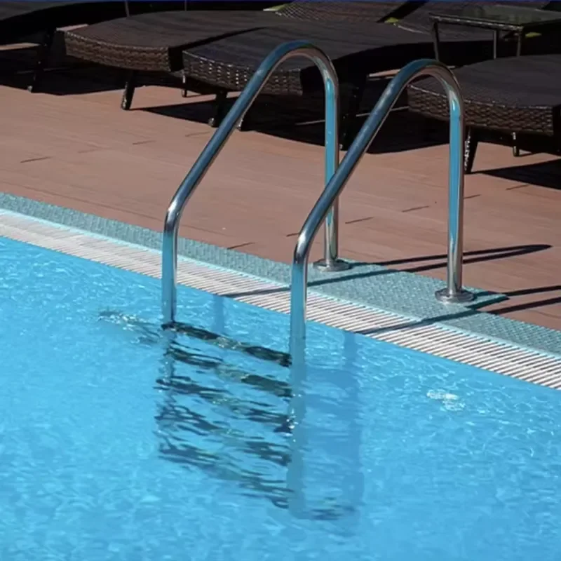 304 Stainless Steel Swimming Pool Ladder with Handrails Non Slip Pedals for Inground and Above Ground Pools Easy DIY