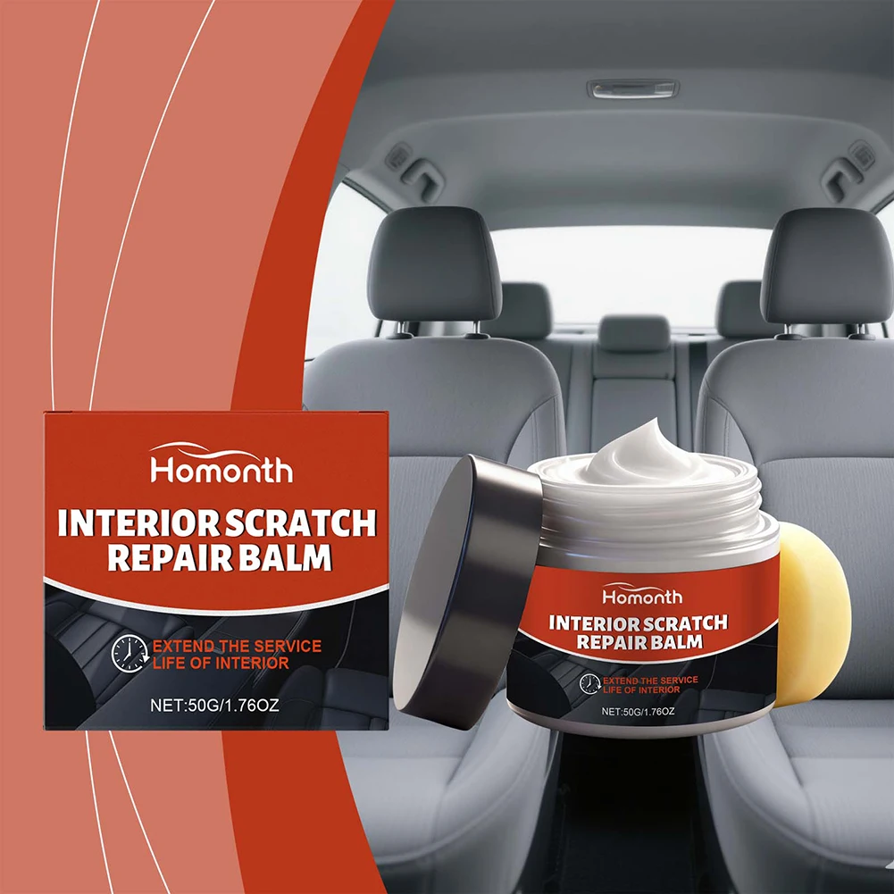 

50g Car Interior Cleaner Conditioner Paste For Leather,Universal Interior Surfaces Polish And Protector