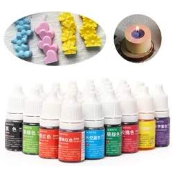 5ML/bottle Candle Dyes Pigment Liquid Colorant for DIY Candle Soap Coloring Dye Handmade Gypsum Crafts Resin Pigment 24Colors