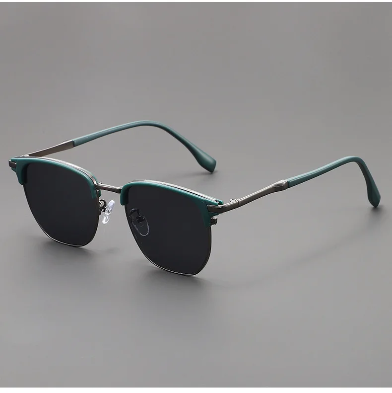 Neue Vintage Quadratische Sonnenbrille für Damen und Herren Marken-Metallrahmen Sonnenbrillen Weibliche Brillen Sonnenbrillen für Männer und Frauen – Detail 4
