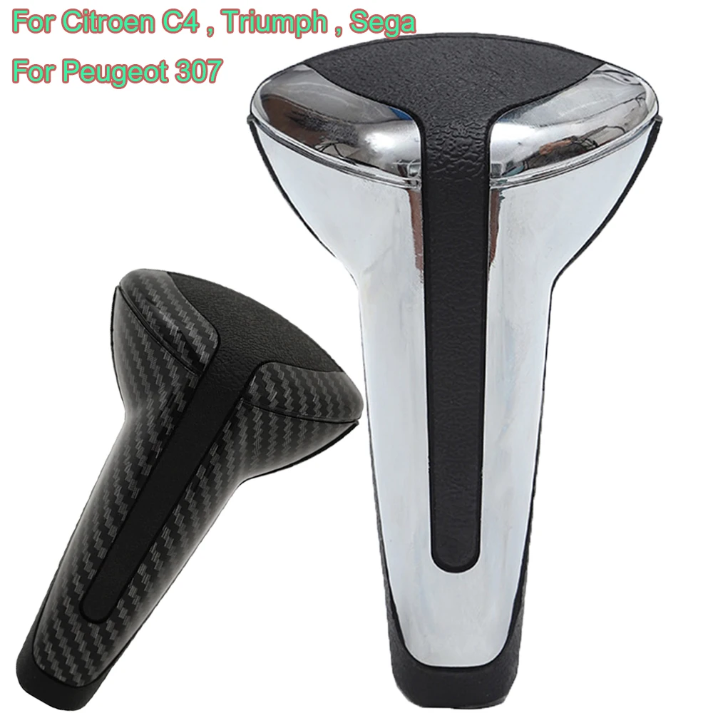 

Car Gear Head Shift Knob AT Automatic Handball Case for Peugeot 307 for Citroen C4 Triumph Sega Gear Shift Knob Auto Accessories
