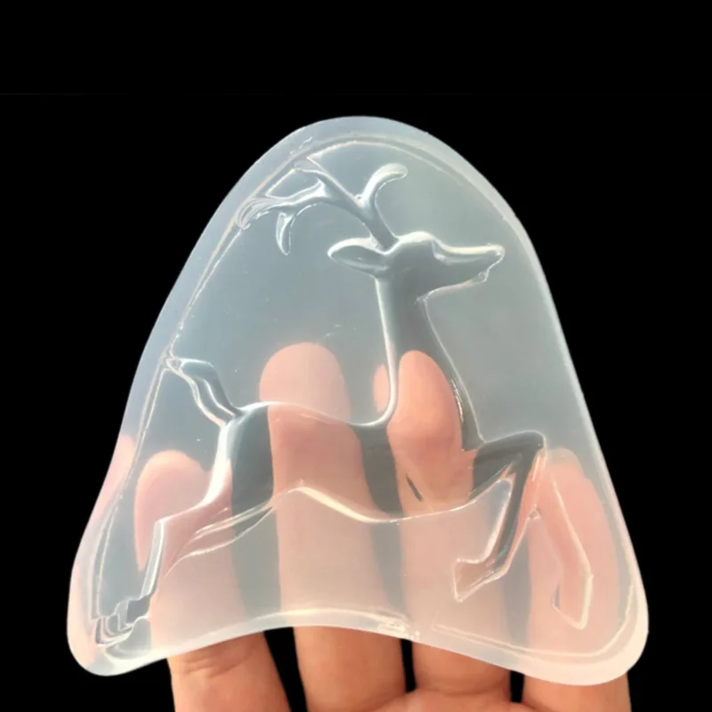 

Кристаллическая эпоксидная форма для рождественского оленя, силиконовая эпоксидная форма 16594