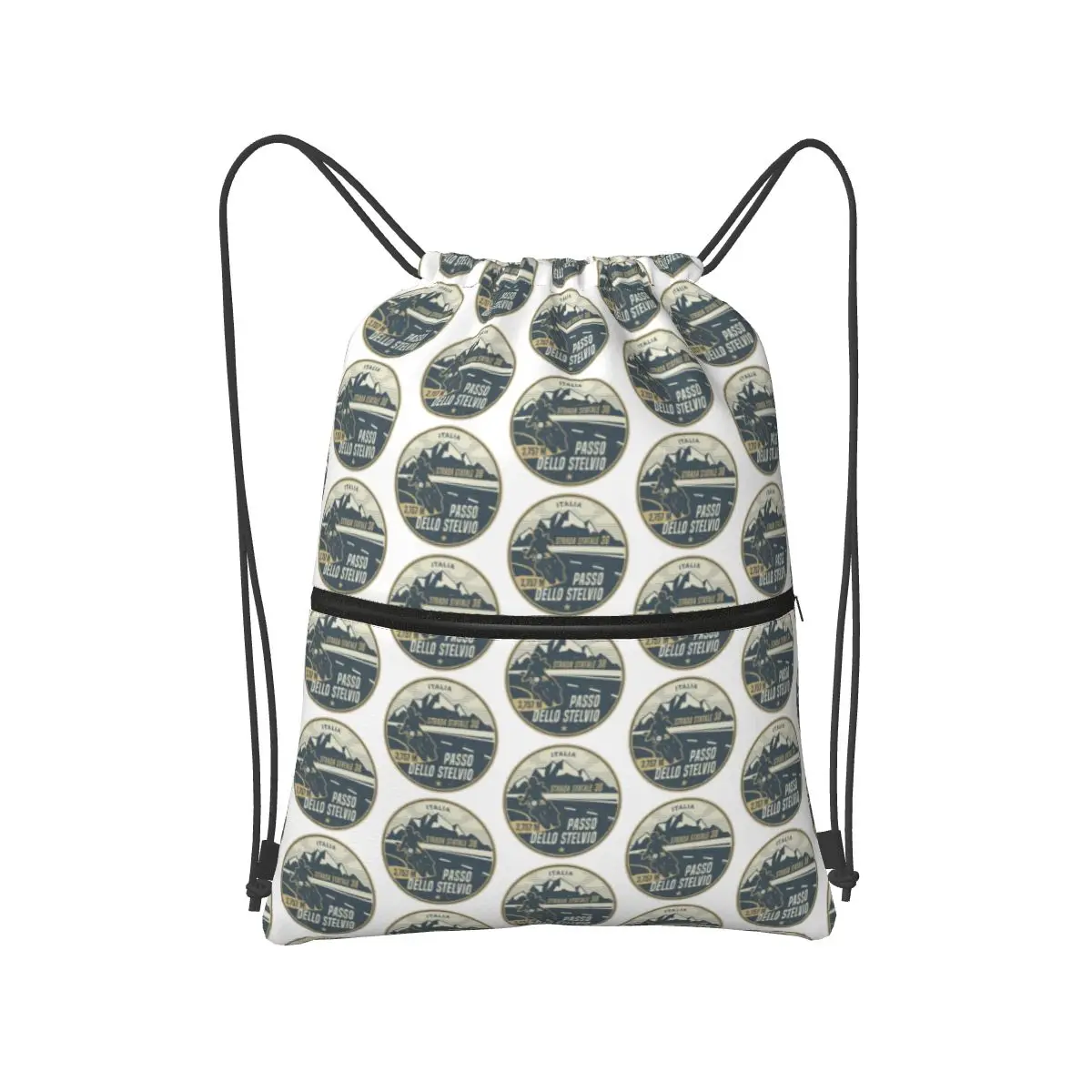 

Stelvio Pass, Италия Рюкзаки Повседневные портативные сумки на шнурке Сумка для хранения Книжные сумки для мужчин и женщин Школа