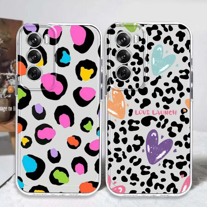 

Leopard Pattern For OPPO A11 A16 A55 A56 A57 A72 A52 A73 A74 A54 A76 A78 Find X5 X6 X7 Ultra Pro 5G Transparent Phone Case