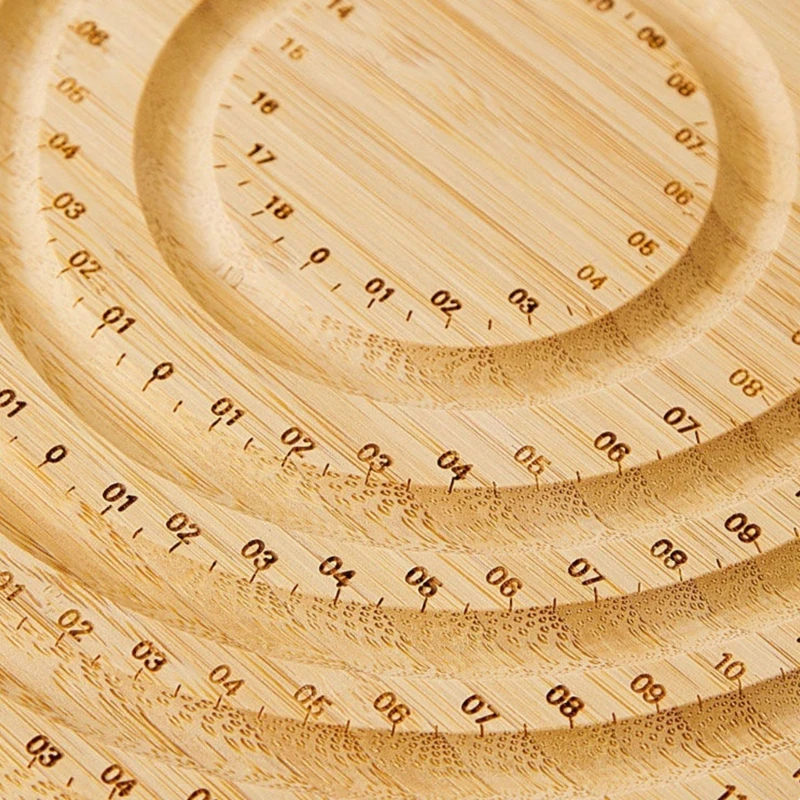 Wood Bead Board Bracelet Beading Jewelry Making Tray Workbench Size Measuring Plate Craft Tool Accessories