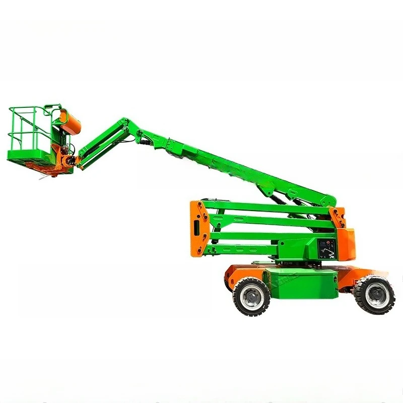 Self-propelled crane lift 18 meters arm span aerial work platform