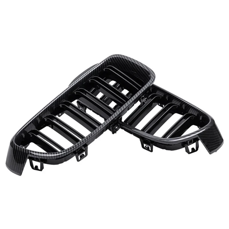 

AM-Front Bumper Grills Dual Line Kidney Grille Racing Grills For BMW 3 Series F31 F30 320I 325I 328 2012-2019