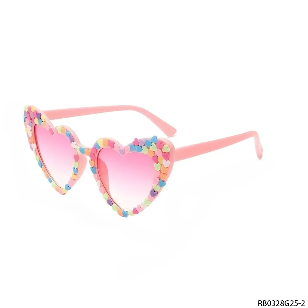 PESENAR  These heart shaped sunglasses with colorful heart decoration are cute and energetic Perfect for Valentine s Day