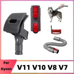 Pet Grooming Kit For Dyson V6 DC58 DC59 DC62 DC74 V7 V8 V10 V11 V15 Pet Dog Long/Medium Brush Hair Vacuum Attachment Parts